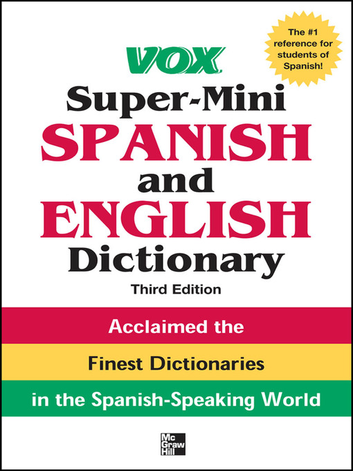 Title details for Vox Super-Mini Spanish and English Dictionary by Vox - Available